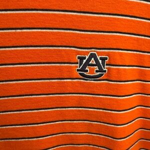 Auburn University Cutter & Buck Striped Shirt with Logo